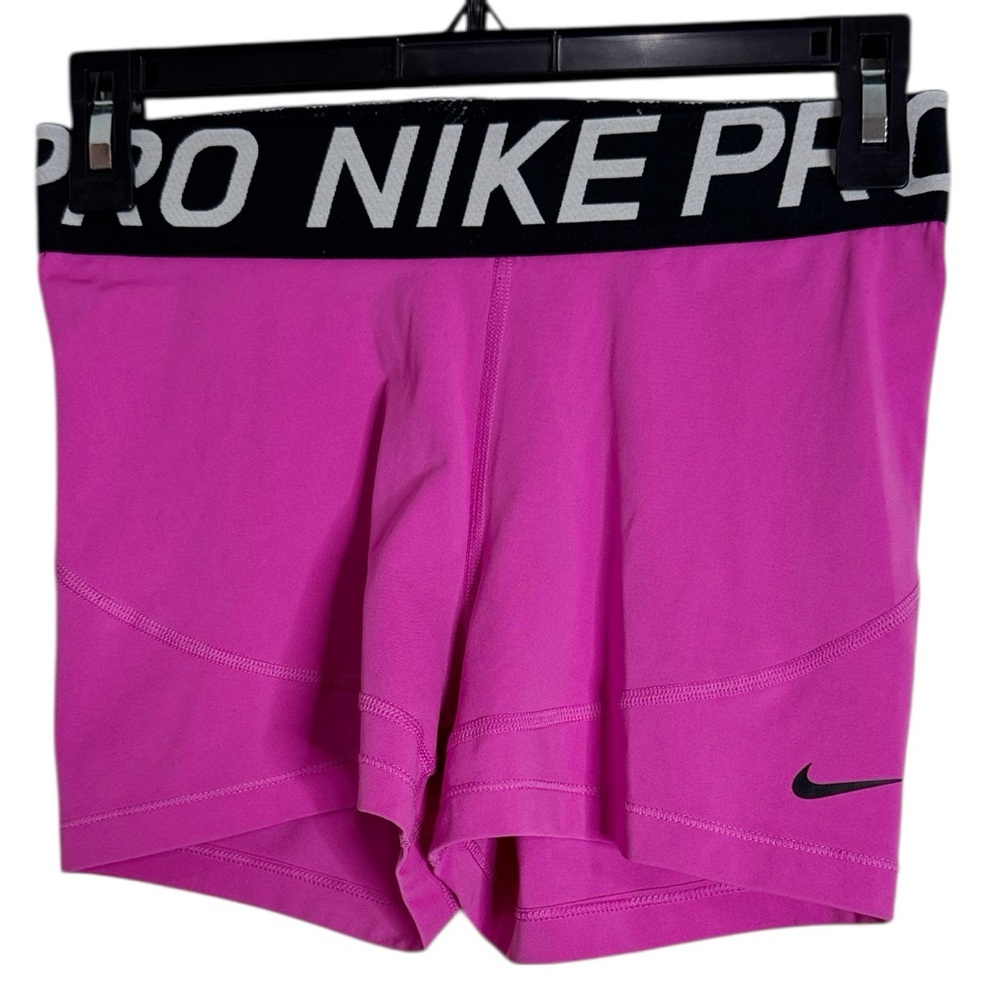 Nike Pro Dri-Fit Magenta Pink Athletic Shorts 3” inseam size M
